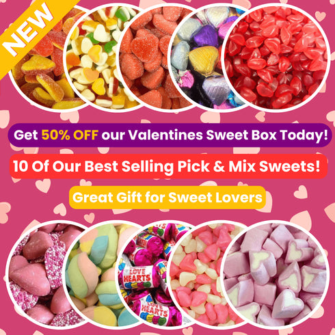 Valentine's Day Pick & Mix Sweets Best Sellers Box - Candy Delivered