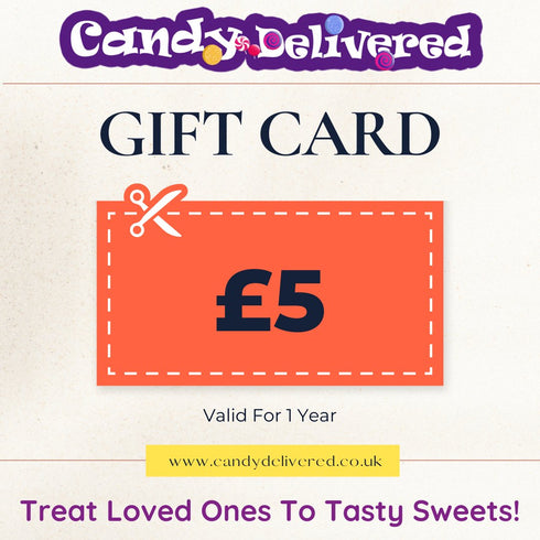 Candy Delivered £5 Gift Card - Candy Delivered