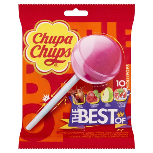 Chupa Chups The Best Of Lollipops 10pk - Candy Delivered