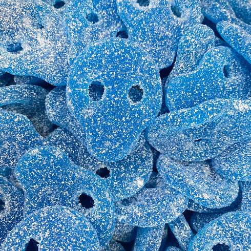 Fizzy Blue Skulls - Candy Delivered