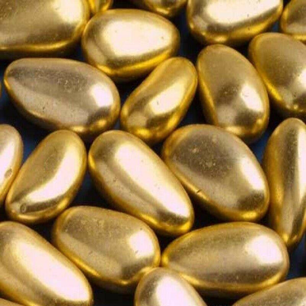 GOLD LUXURY ITALIAN SUGARED ALMONDS, WEDDINGS, BABY SHOWERS, ANIVERSARY - Candy Delivered