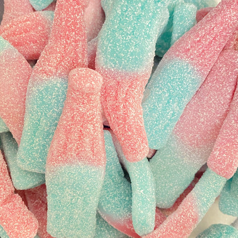 Jumbo Fizzy Bubblegum Bottles - Candy Delivered
