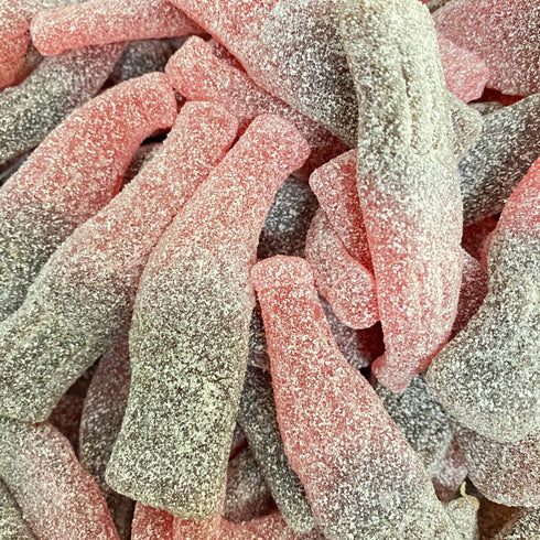 Jumbo Fizzy Cherry Cola Bottles - Candy Delivered