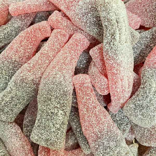 Jumbo Fizzy Cherry Cola Bottles - Candy Delivered