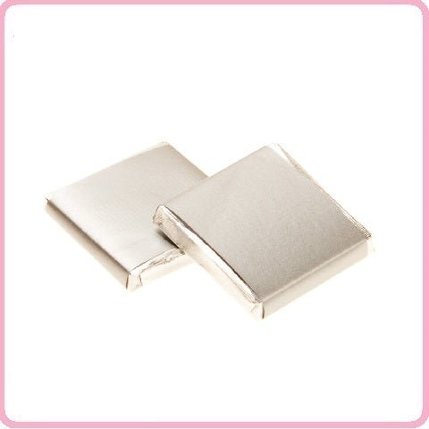 Milk Chocolate Neapolitan Squares Silver Foil - Candy Delivered