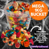 Monster Halloween Sweets Fizzy Jelly Sweets Bucket - Choose From 1,2,4,8 KG Bucket - Candy Delivered