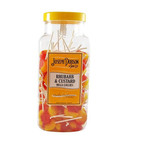 Rhubarb & Custard Mega Lollies - Candy Delivered