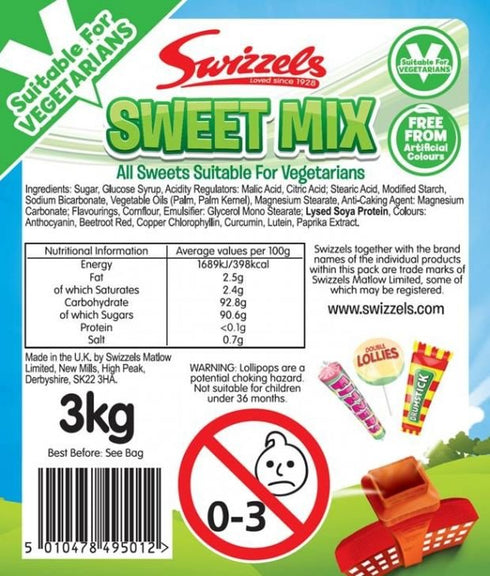 Swizzels Vegetarian Sweet Mix - Candy Delivered