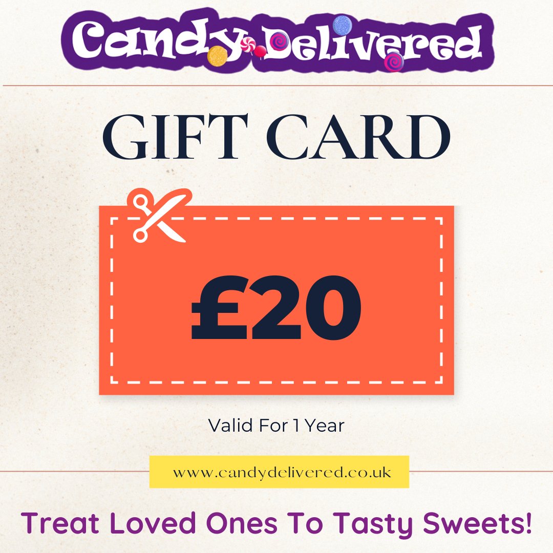 Candy Delivered £20 Gift Card Candy Delivered from £20.00