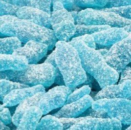 Fizzy Blue Raspberry Bottles - Candy Delivered from £1.99